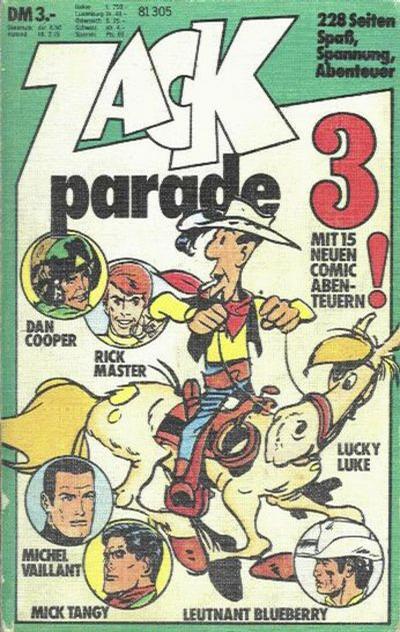 Cover for Zack Parade (Koralle, 1973 series) #3