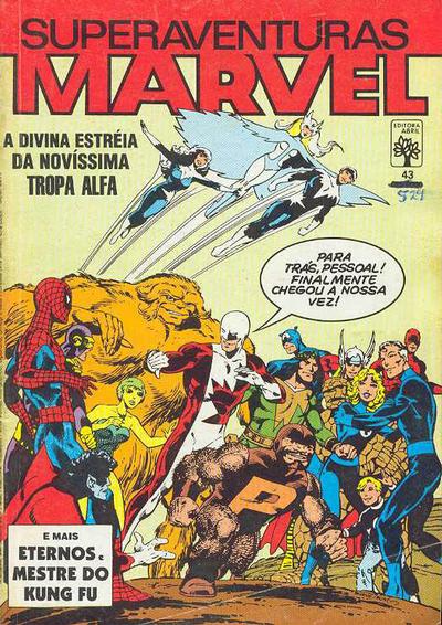 Cover for Superaventuras Marvel (Editora Abril, 1982 series) #43