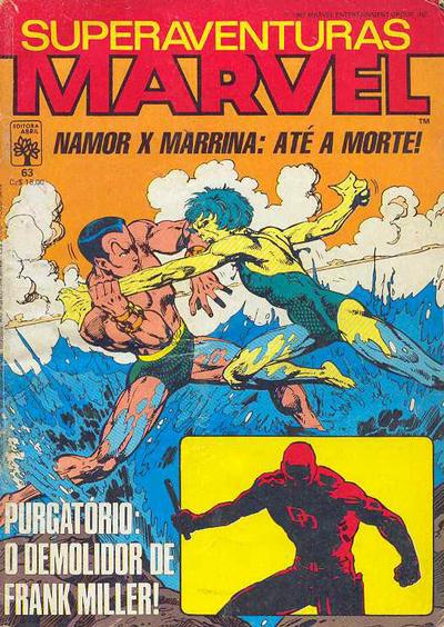 Cover for Superaventuras Marvel (Editora Abril, 1982 series) #63