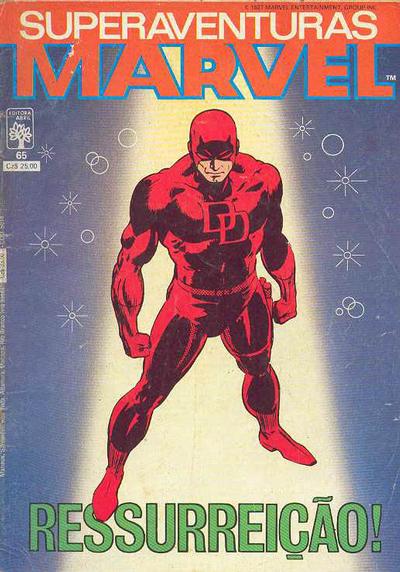 Cover for Superaventuras Marvel (Editora Abril, 1982 series) #65