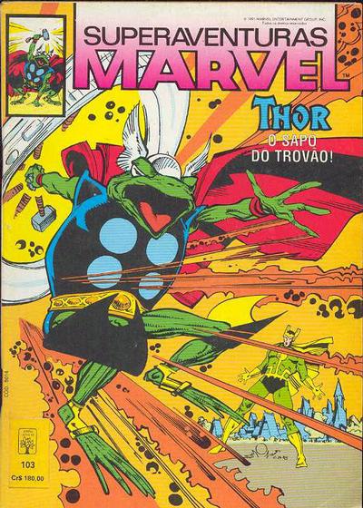 Cover for Superaventuras Marvel (Editora Abril, 1982 series) #103