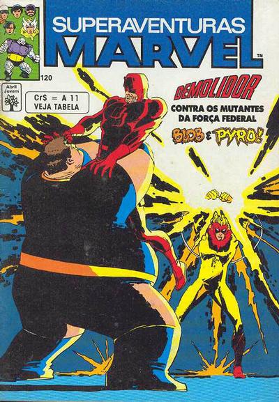 Cover for Superaventuras Marvel (Editora Abril, 1982 series) #120