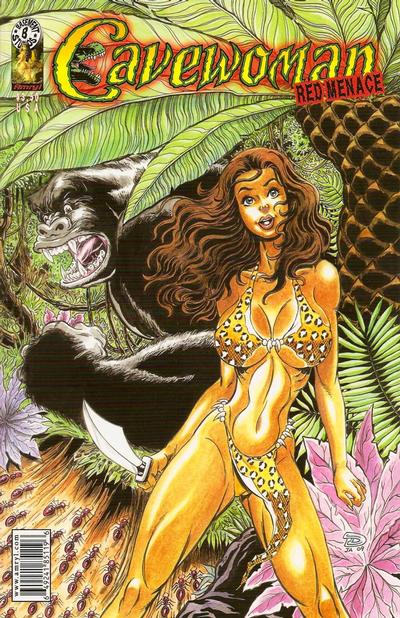 Cover for Cavewoman Red Menace (Basement, 2009 series) [Regular Cover - Rob Durham]
