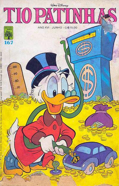 Cover for Tio Patinhas (Editora Abril, 1963 series) #167