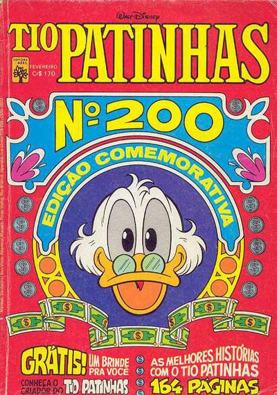 Cover for Tio Patinhas (Editora Abril, 1963 series) #200