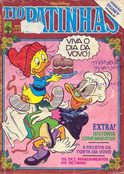 Cover for Tio Patinhas (Editora Abril, 1963 series) #205