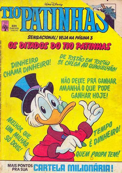 Cover for Tio Patinhas (Editora Abril, 1963 series) #224