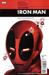 Cover Thumbnail for Invincible Iron Man (2008 series) #23 [1 in 10 Deadpool Variant]