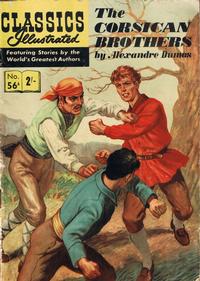 Cover Thumbnail for Classics Illustrated (Thorpe & Porter, 1951 series) #56A - The Corsican Brothers