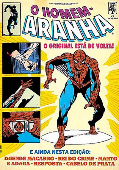 Cover for Homem-Aranha (Editora Abril, 1983 series) #77