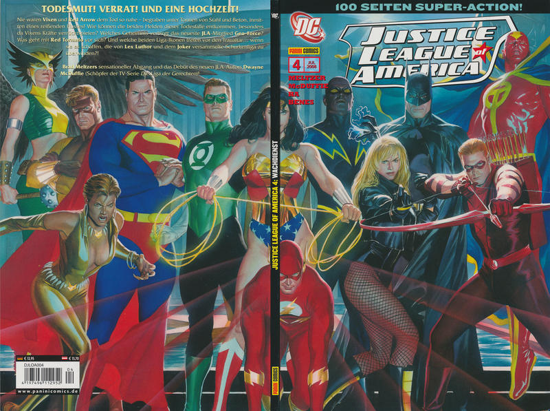 Cover for Justice League of America Sonderband (Panini Deutschland, 2007 series) #4 - Wachdienst