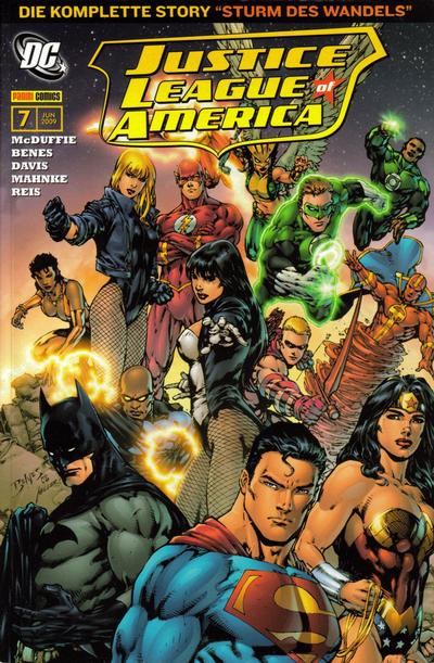 Cover for Justice League of America Sonderband (Panini Deutschland, 2007 series) #7 - Sturm des Wandels