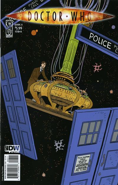 Cover for Doctor Who (IDW, 2009 series) #8 [Cover A]
