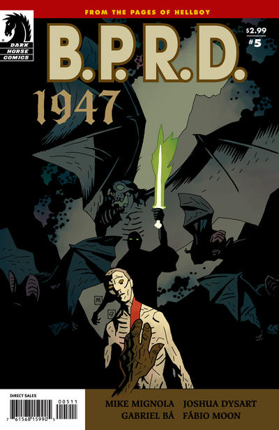 Cover for B.P.R.D.: 1947 (Dark Horse, 2009 series) #5