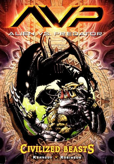 Cover for Alien vs. Predator: Civilized Beasts (Dark Horse, 2008 series) 