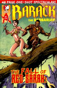 Cover Thumbnail for Barack the Barbarian: Fall of Red Sarah (Devil's Due Publishing, 2009 series) #1