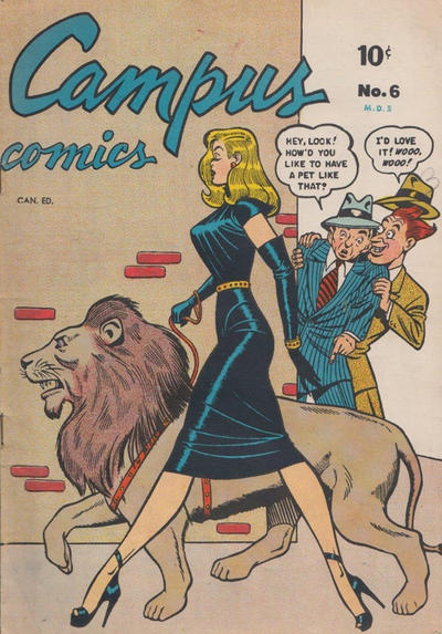 Cover for Campus Comics (Bell Features, 1950 series) #6