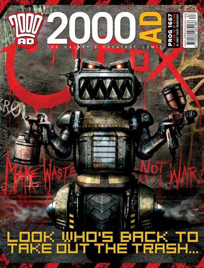 Cover for 2000 AD (Rebellion, 2001 series) #1667