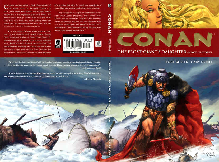 Cover for Conan (Dark Horse, 2005 series) #1 - The Frost-Giant's Daughter and Other Stories