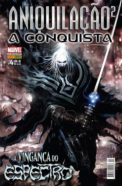 Cover for Aniquilação²: A Conquista (Panini Brasil, 2008 series) #4
