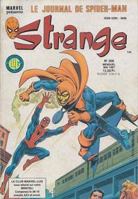 Cover Thumbnail for Strange (Editions Lug, 1970 series) #209