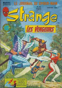 Cover Thumbnail for Strange (Editions Lug, 1970 series) #212