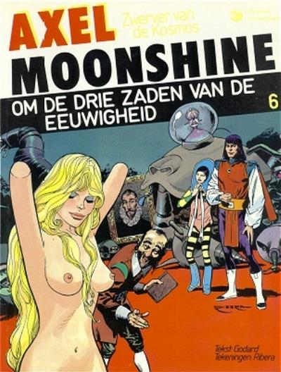 Cover for Axel Moonshine (Dargaud Benelux, 1982 series) #6 - Om de drie zaden van de eeuwigheid