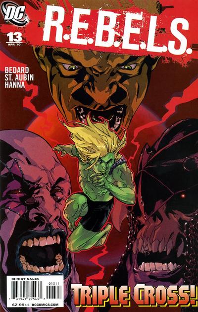 Cover for R.E.B.E.L.S. (DC, 2009 series) #13