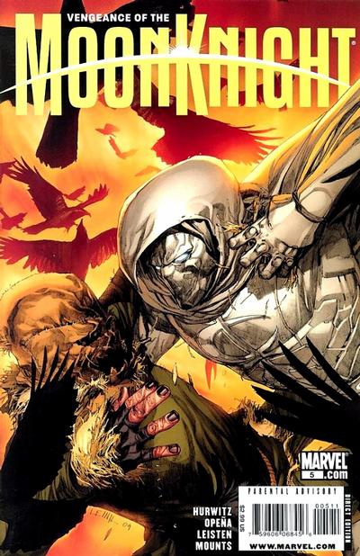 Cover for Vengeance of the Moon Knight (Marvel, 2009 series) #5