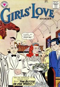 Cover Thumbnail for Girls' Love Stories (DC, 1949 series) #73