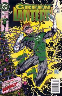 Cover Thumbnail for Green Lantern (DC, 1990 series) #36 [Newsstand]