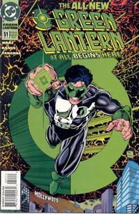 Cover for Green Lantern (DC, 1990 series) #51 [Direct Sales]