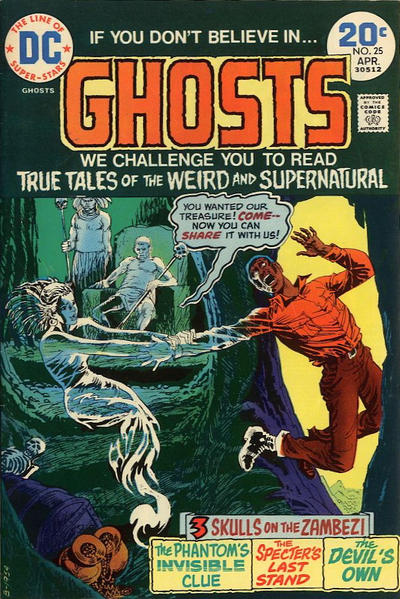 Cover for Ghosts (DC, 1971 series) #25