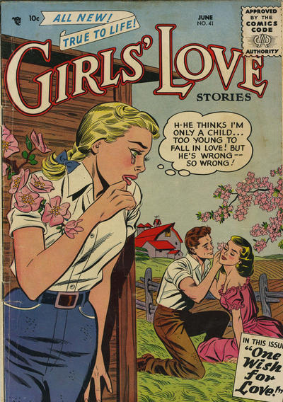 Cover for Girls' Love Stories (DC, 1949 series) #41