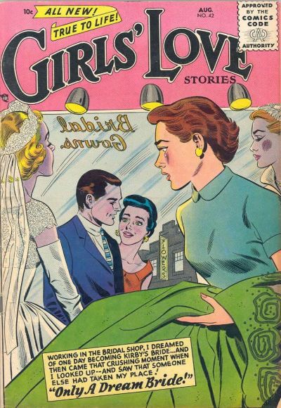 Cover for Girls' Love Stories (DC, 1949 series) #42