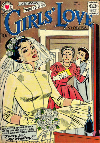 Cover for Girls' Love Stories (DC, 1949 series) #51