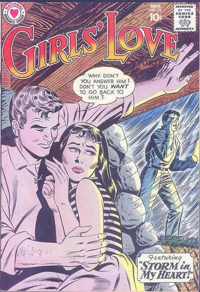 Cover for Girls' Love Stories (DC, 1949 series) #74
