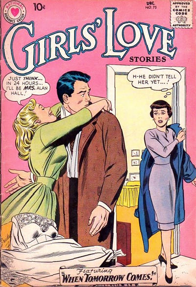 Cover for Girls' Love Stories (DC, 1949 series) #75