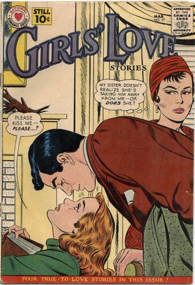 Cover for Girls' Love Stories (DC, 1949 series) #77