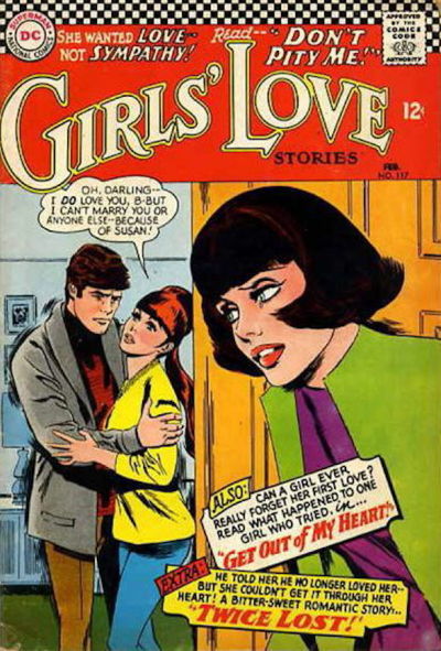 Cover for Girls' Love Stories (DC, 1949 series) #117