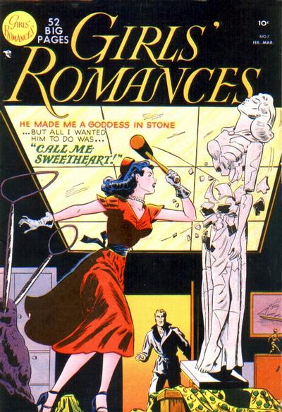 Cover for Girls' Romances (DC, 1950 series) #7