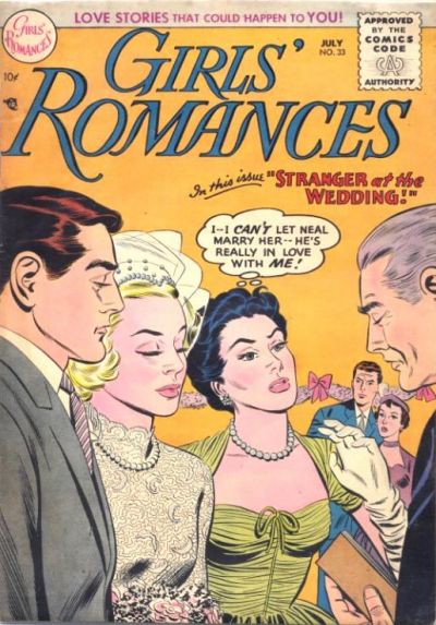 Cover for Girls' Romances (DC, 1950 series) #33