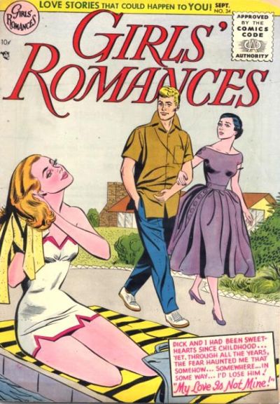 Cover for Girls' Romances (DC, 1950 series) #34