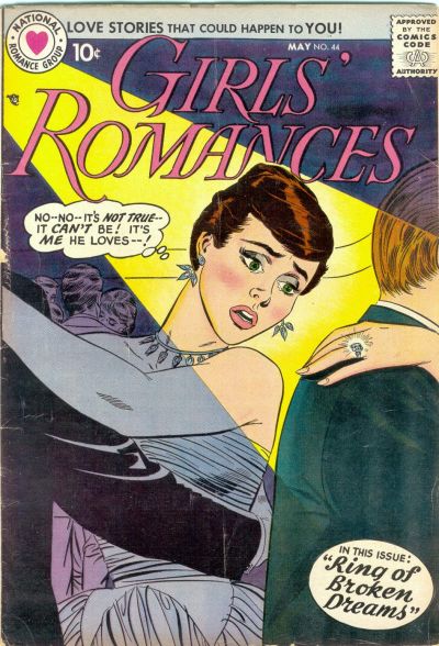 Cover for Girls' Romances (DC, 1950 series) #44