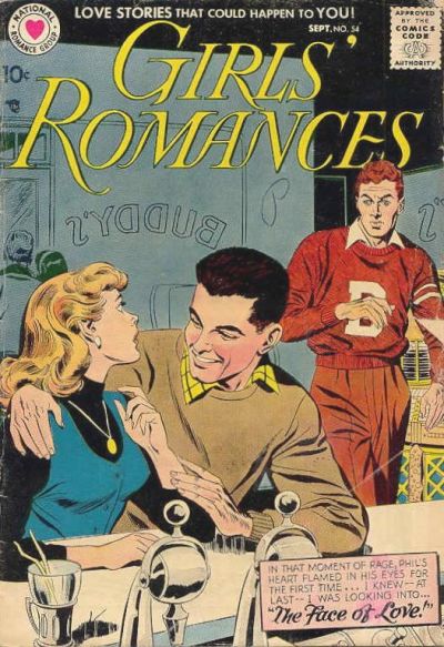 Cover for Girls' Romances (DC, 1950 series) #54