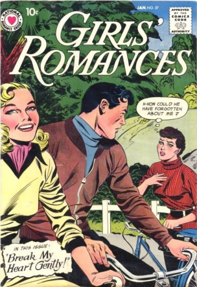Cover for Girls' Romances (DC, 1950 series) #57