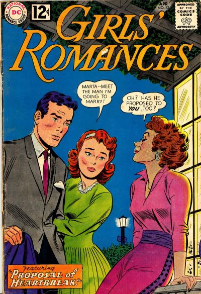 Cover for Girls' Romances (DC, 1950 series) #83