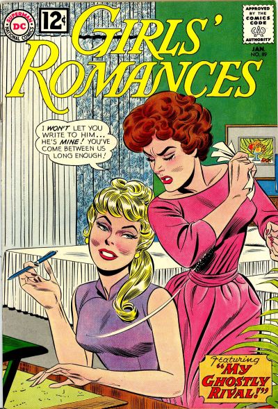 Cover for Girls' Romances (DC, 1950 series) #89
