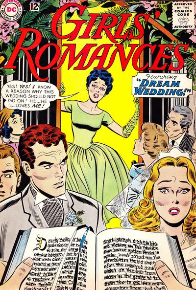 Cover for Girls' Romances (DC, 1950 series) #90