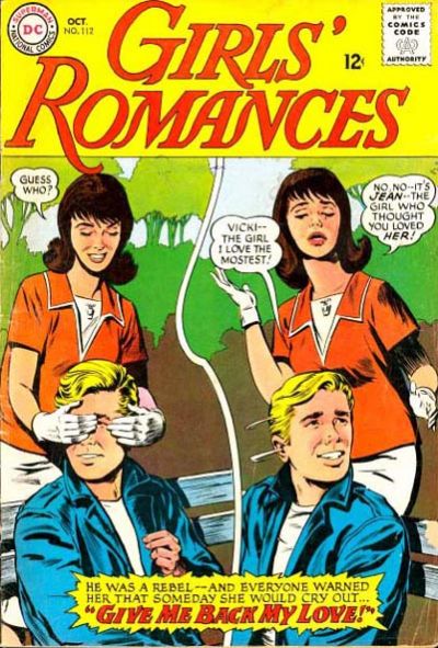 Cover for Girls' Romances (DC, 1950 series) #112